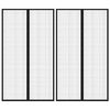 vidaXL Insect Door Curtains 2 pcs with Magnet Blocks Black 200x80 cm