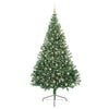 vidaXL Artificial Pre-lit Christmas Tree Green 180 cm PVC
