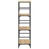 vidaXL Bookshelf Sonoma Oak 50x33x117.5 cm Engineered Wood