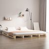 vidaXL Pallet Bed without Mattress 140x190 cm Solid Wood