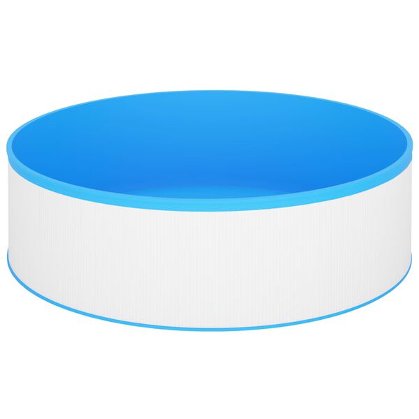 vidaXL Splasher Pool with Hanging Skimmer and Pump 350x90 cm White