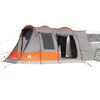 vidaXL Car Tent 2-Person Grey and Orange Waterproof