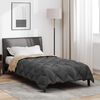 vidaXL Winter Duvet Anthracite and Taupe 200 x 155 cm Microfiber