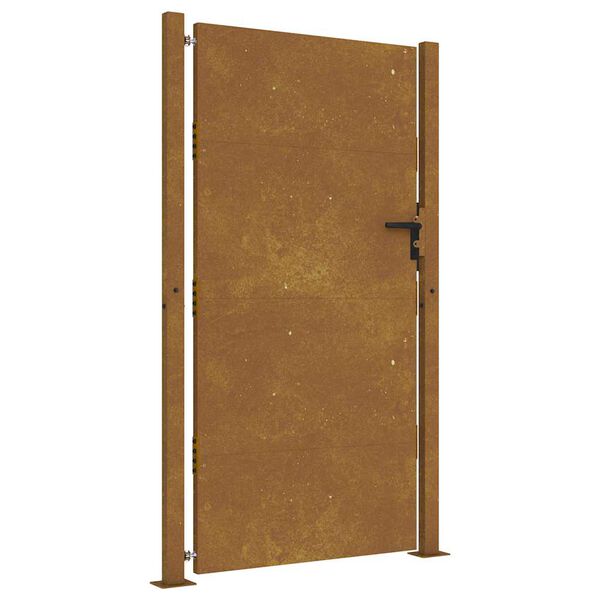 vidaXL Garden Gate 100x200 cm Corten Steel