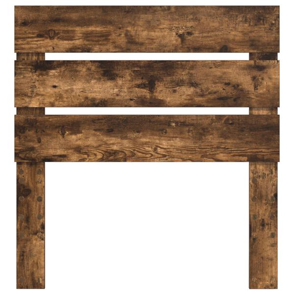 vidaXL Headboard Smoked Oak 90 cm Engineered Wood