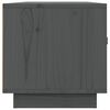 vidaXL TV Cabinet Grey 80x34x35 cm Solid Wood Pine