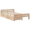 vidaXL Bed frame without Mattress 135x190 cm Double Solid Wood Pine