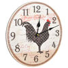 vidaXL Wall Clock with Chicken Design Multicolour 30 cm MDF