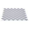 vidaXL Lanturn Tile 10 pcs Grey 27 x 27 cm Polyurethane and PET