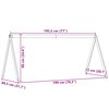 vidaXL Kids' Bed Roof 199x80.5x88 cm Solid Wood Pine