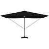 vidaXL Cantilever Roma Parasol Black and Black 352 x 251 x 265 cm