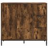 vidaXL Sideboard Smoked Oak 89.5 x 33 x 82 cm Engineered Wood