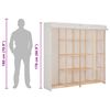 vidaXL Wardrobe White 173x40x170 cm Fabric