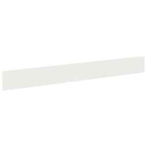 vidaXL Lawn Edging 10 pcs 100 x 12 cm Steel White