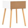 vidaXL Bedside Cabinets 2 pcs White & Sonoma Oak 40x40x56 cm Engineered Wood