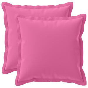 vidaXL Cushion Cover 2 pcs HOUTEN Pink 30 x 30 cm Polyester