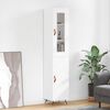 vidaXL Highboard White 34.5x34x180 cm Engineered Wood