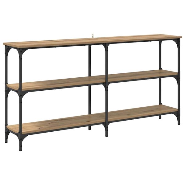 vidaXL Console Table Artisan Oak 150 x 29 x 75 cm