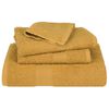 vidaXL 8 Piece Towel Set "FROGN" Gold 100% Cotton
