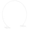 vidaXL Wedding Arch White 220 x 45 x 200 cm Steel