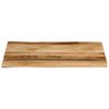 vidaXL Table Top Live Edge 70x60x3.8 cm Solid Wood Rough Mango