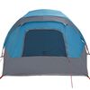 vidaXL Family Tent Cabin 6-Person Blue Waterproof