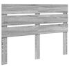 vidaXL Bed Frame Grey Sonoma 150 x 200 cm Solid Pine Wood