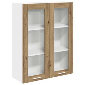 vidaXL Hanging Cabinet Artisan Oak 80 x 31 x 100 cm Engineered Wood