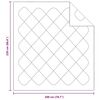vidaXL Quilts & Duvets White 200 x 220 cm Microfiber