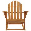 vidaXL Garden Adirondack Rocking Chair 79x100x103 cm Solid Wood Teak