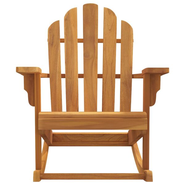 vidaXL Garden Adirondack Rocking Chair 79x100x103 cm Solid Wood Teak