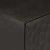 vidaXL Side Cabinet Black 40x33x75 cm Solid Wood Mango