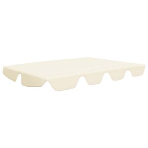 vidaXL Replacement Canopy for Garden Swing Cream 150/130x105/70 cm