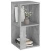 vidaXL Corner Cabinet Concrete Grey 33x33x67 cm Engineered Wood