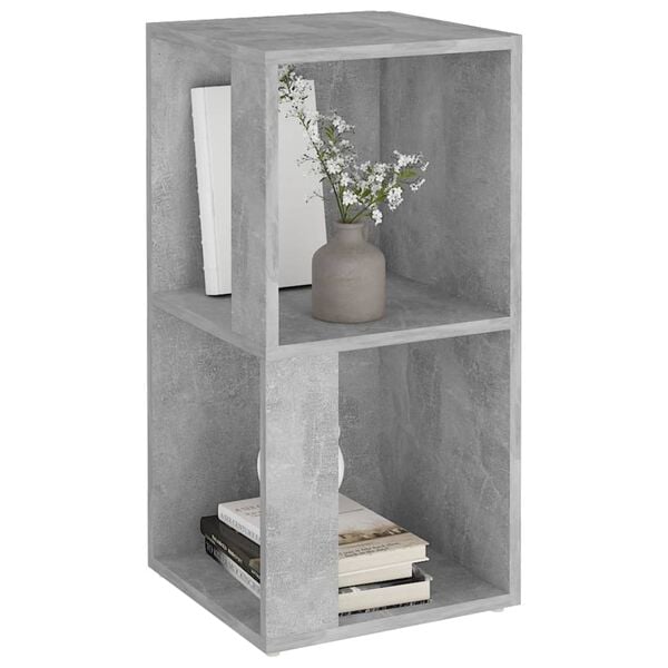 vidaXL Corner Cabinet Concrete Grey 33x33x67 cm Engineered Wood