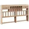 vidaXL Headboard with Storage 180 cm Solid Wood Pine