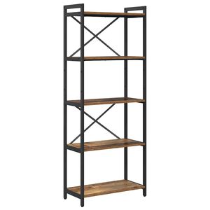 vidaXL Bookshelf 60 x 30 x 155 cm Engineered Wood Old wood