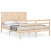 vidaXL Bed Frame without Mattress 120x200 cm Solid Wood