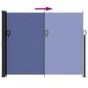 vidaXL Retractable Side Awning Blue 160x300 cm