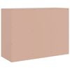 vidaXL Sideboard Pink 99x39x73 cm Steel
