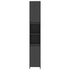 vidaXL Bathroom Cabinet Grey 30x30x183.5 cm Engineered Wood