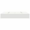 vidaXL Storage Bed Frame White 140 x 190 cm Engineered Wood