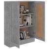 vidaXL Book Cabinet Concrete Grey 82.5x30.5x115 cm Engineered Wood
