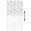 vidaXL Shower Roller Blind with Cassette 140x240 cm Fabric Width 136 cm