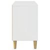 vidaXL Cat House Gloss White 51 x 30 x 52 cm Engineered Wood