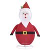 vidaXL Decorative Christmas Santa Claus Figure LED Luxury Fabric 60cm