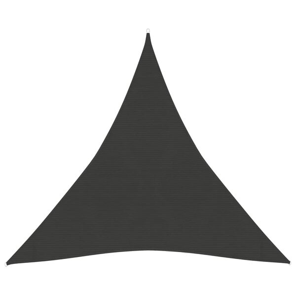 vidaXL Sunshade Sail 160 g/m² Anthracite 3x3x3 m HDPE