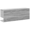 vidaXL Wall Cabinet 80x20x30 cm Grey Sonoma Engineered Wood