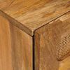 vidaXL Bedside Cabinet Natural 50 x 33 x 62 cm Solid Mango Wood