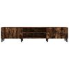 vidaXL TV Cabinet Smoked Oak 180x31.5x40 cm Engineered Wood